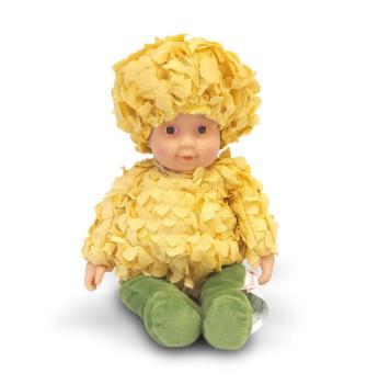 Preview: GANZ NEU: ANNE GEDDES Baby Puppe Hortensie gelb -23cm